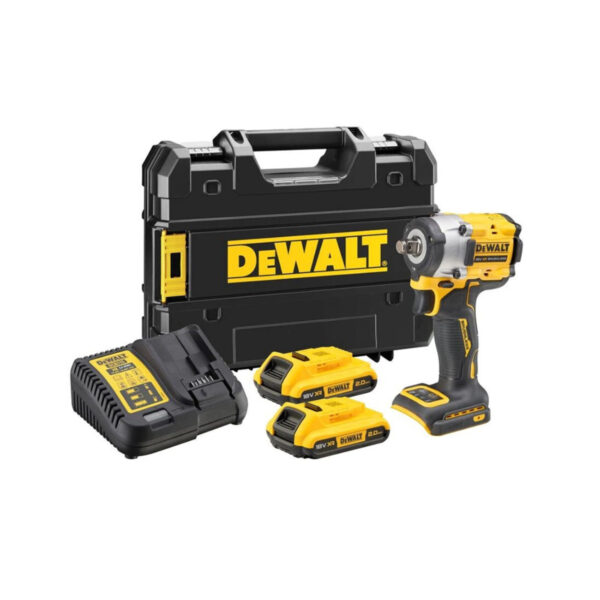 Aku udarni odvijač DeWalt DCF921E2T 18V sa dvije PowerStack baterije i punjačem u TSTAK koferu
