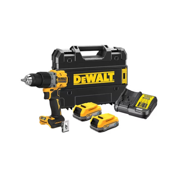 Aku udarna bušilica DeWalt DCD805E2T sa 2 baterije 1.7Ah i punjačem u koferu