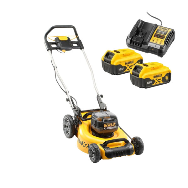 Gurajuća aku kosilica - kosačica DeWalt DCMW564P2 48cm 18+18V sa dvije baterije 5Ah i punjačem