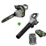 Aku set puhač-duvač lišće LB5804E i pila - motorka CS1600E EGO LB5804E Kit sa baterijom i punjačem