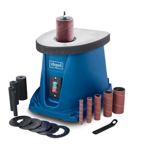 Električna stolna tračna brusilica Scheppach OSM100 450W sa priborom