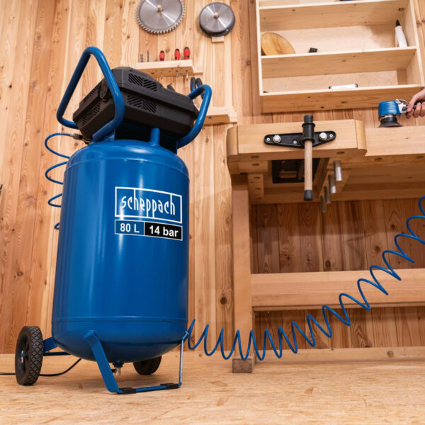 Električni monofazni kompresor Scheppach HC85V 80l 1600W