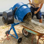 Električna mješalica-mješač za beton Scheppach MIX140 550W 140l