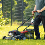 Gurajuća benzinska parkovska kosilica-kosačica Scheppach MP132-42 3.4KS 40cm 600m2