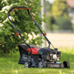 Gurajuća benzinska parkovska kosilica-kosačica Scheppach MP132-42 3.4KS 40cm 600m2