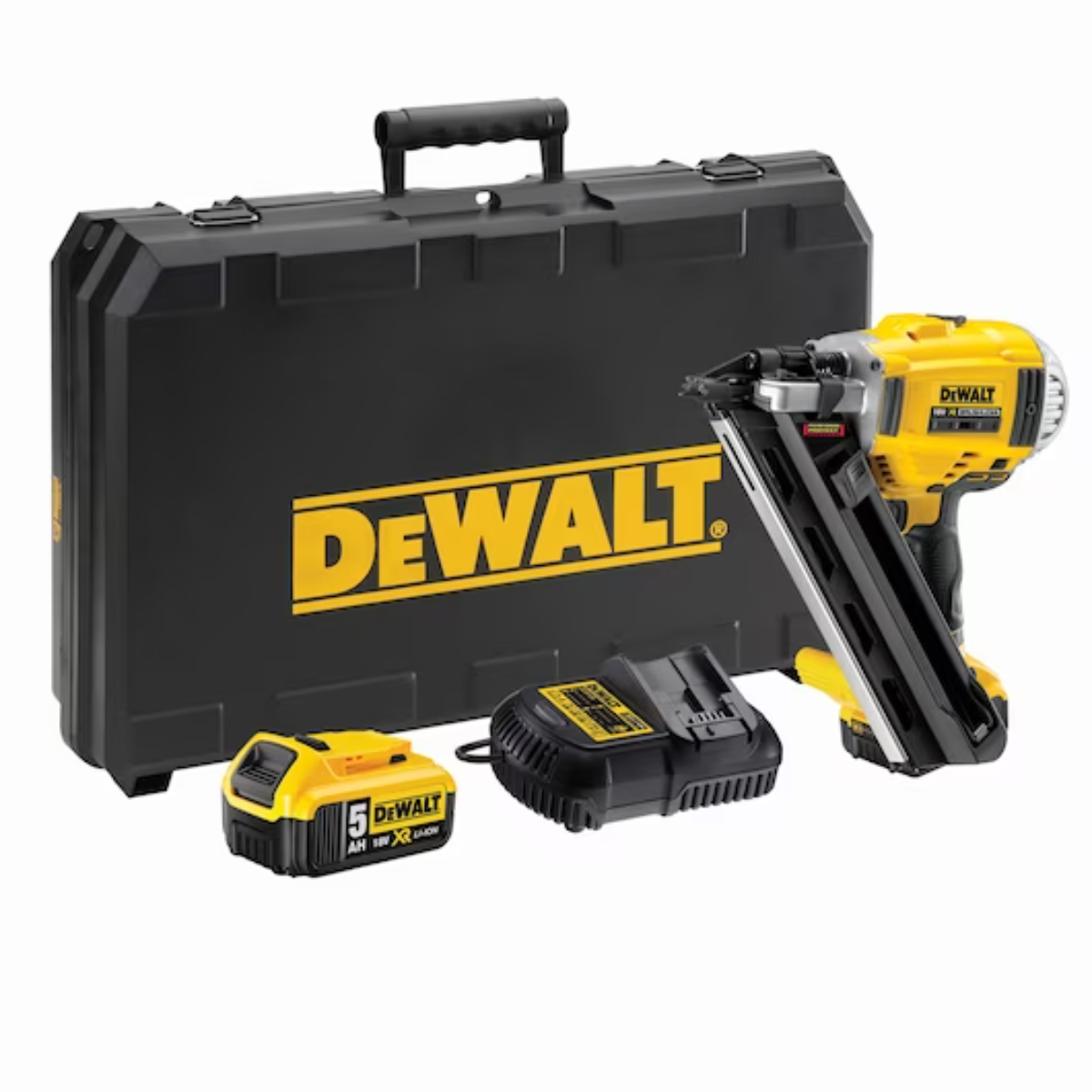 Aku pištolj za eksere - čavle DeWalt 18V XR sa dvije baterije 5Ah i punjačem u koferu DCN692P2 Aku pištolj za eksere - čavle DeWalt 18V XR sa dvije baterije 5Ah i punjačem u koferu DCN692P2
