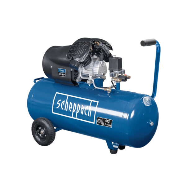 Električni monofazni kompresor Scheppach HC120DC 100L 3.0KS 10Bar