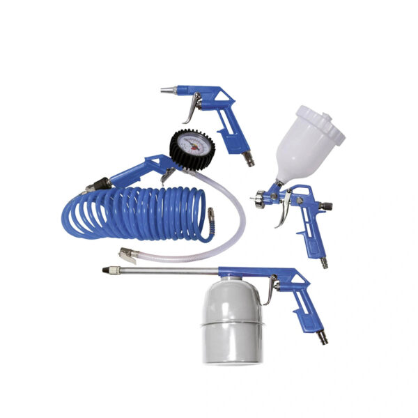 Pneumatski set pribora za kompresore Scheppach 5-dijelni 3906101704