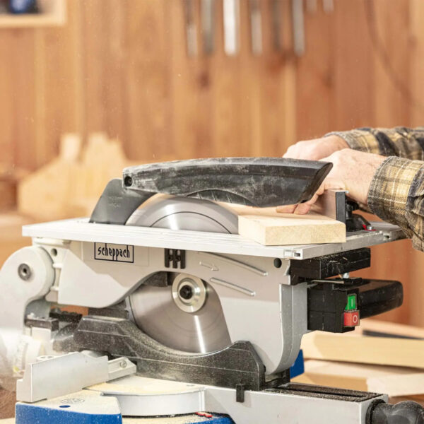 Električna potezno-nagibna pila - cirkular Scheppach HM100T 1800W 254mm