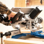 Električna potezno-nagibna pila - cirkular Scheppach HM100T 1800W 254mm