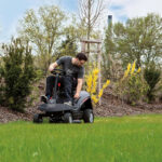 Benzinska traktorska kosilica–kosačica Scheppach MR224-61 6.8KS 61cm