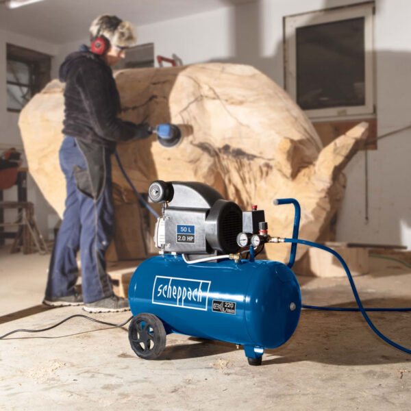 Električni monofazni kompresor Scheppach HC54 1500W 50l 8bar
