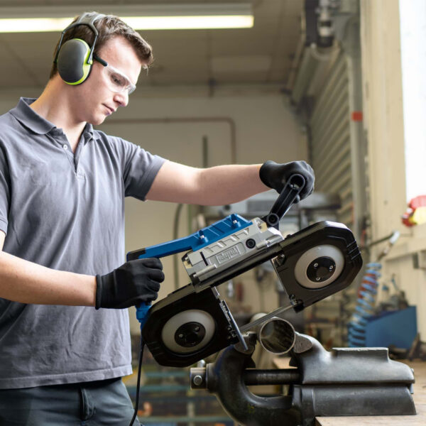 Električna potezno-nagibna tračna pila Scheppach MBS1200 1200W