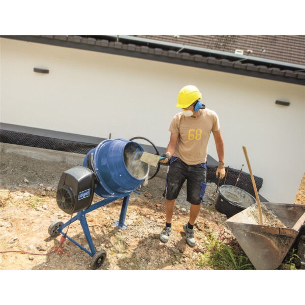 Električna mješalica-mješač za beton Scheppach MIX125 550W 125l