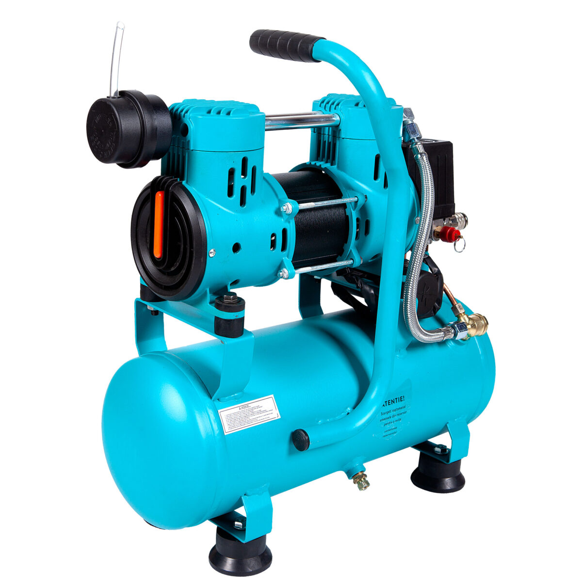 Električni monofazni kompresor bez ulja - bezuljni Detoolz DZ-C265 880W 9l