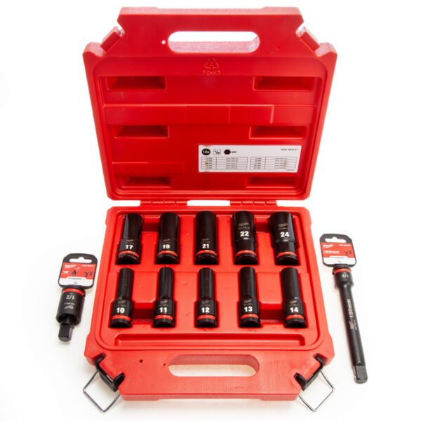 Set nasadnih ključeva Milwaukee 1/2" 4932492652 10-dijelni