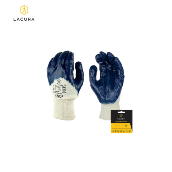 Zaštitne rukavice sa nitrilnim premazom plave LACUNA 6SINOPNYWT