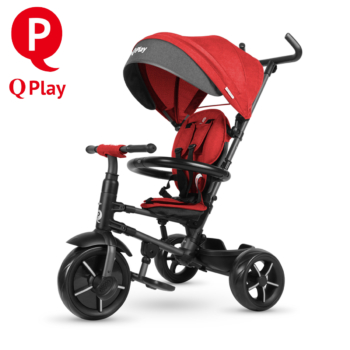 Dječija kolica - sklopivi tricikl crvena boja QPlay Rito Star S380-11