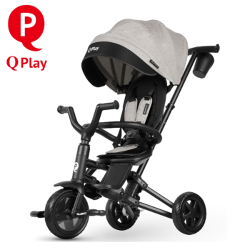 Dječija kolica - sklopivi tricikl siva boja QPlay Nova Niello S700-12