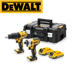 Aku set - udarna bušilica i udarni odvijač DeWalt sa dvije 2Ah baterije i punjačem u TSTAK koferu DCK2060D2T