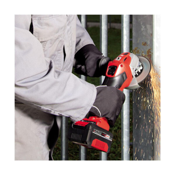 Aku ugaona-kutna brusilica Einhell TE-AG 18/115 Li 4431134 18V sa baterijom 4.0Ah i punjačem 115mm