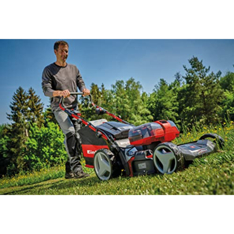 Samohodna aku kosilica - kosačica GP-CM 36/47 S HW Li 3413200 18+18V Einhell sa četiri baterije 4.0Ah i dva punjača