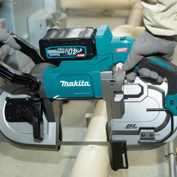 Aku tračna pila Makita PB002GZ 40V 127mm