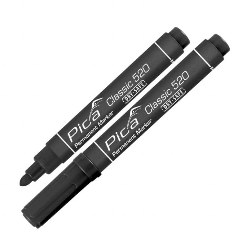 Marker permanent Pica okrugli crni 1-4mm 520/46