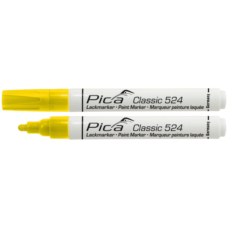 Marker industrijski permanent Pica žuti 2-4mm 524/44
