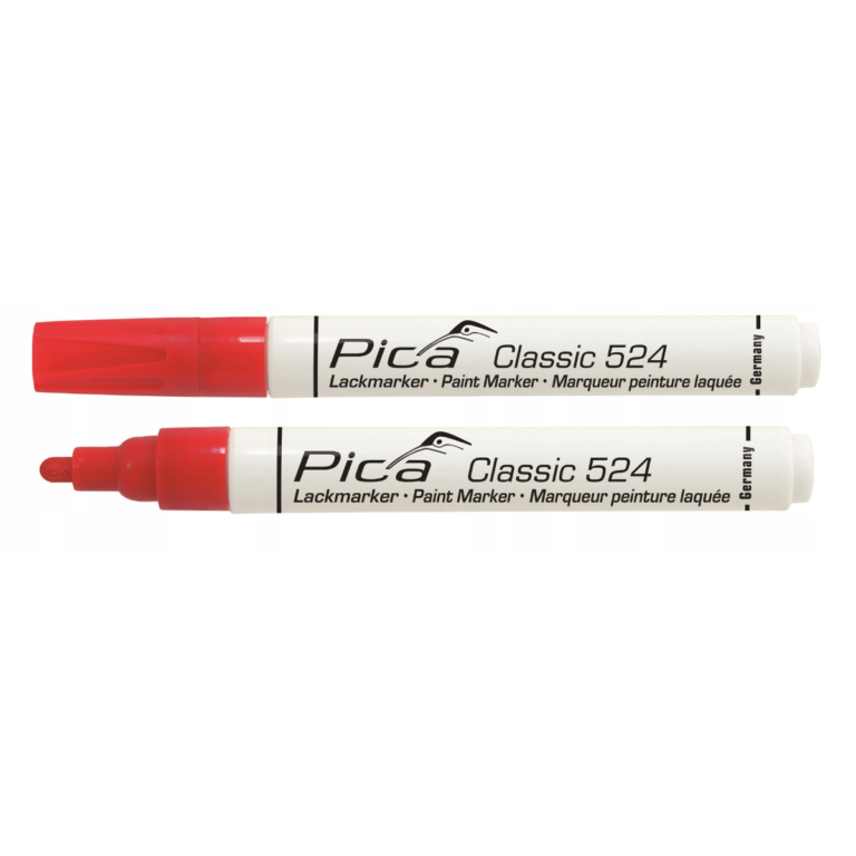 Marker industrijski permanent Pica crveni 2-4mm 524/40