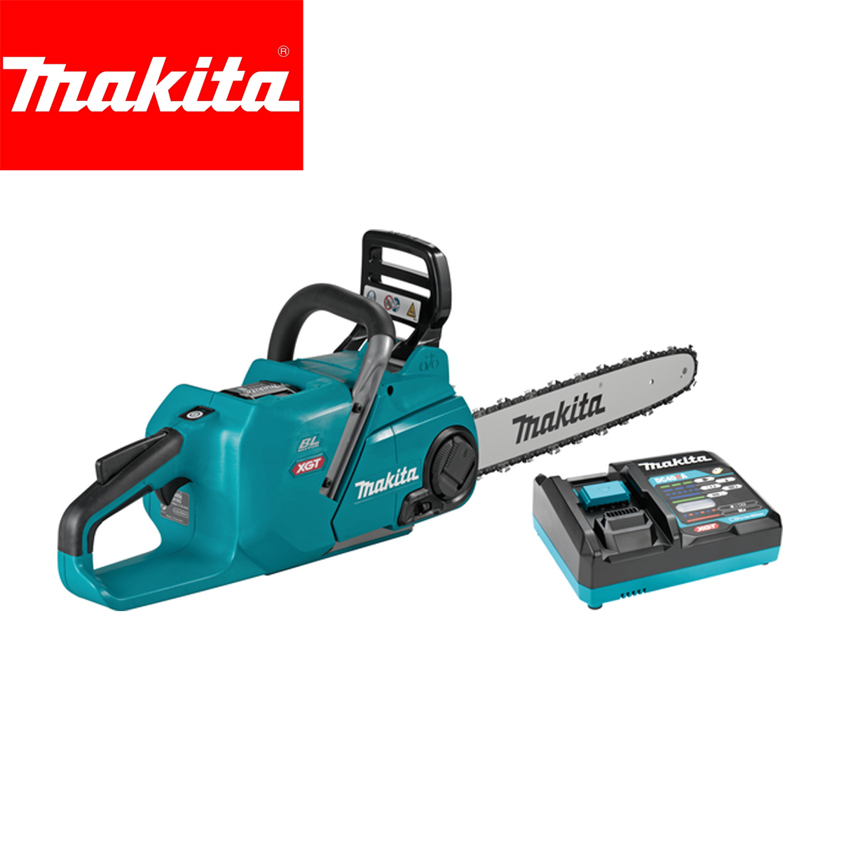 Aku pila - motorka za drvo Makita UC016GT101 40V 40cm 2.2KS sa baterijom 5.0Ah i punjačem Aku pila - motorka za drvo Makita UC016GT101 40V 40cm 2.2KS sa baterijom 5.0Ah i punjačem