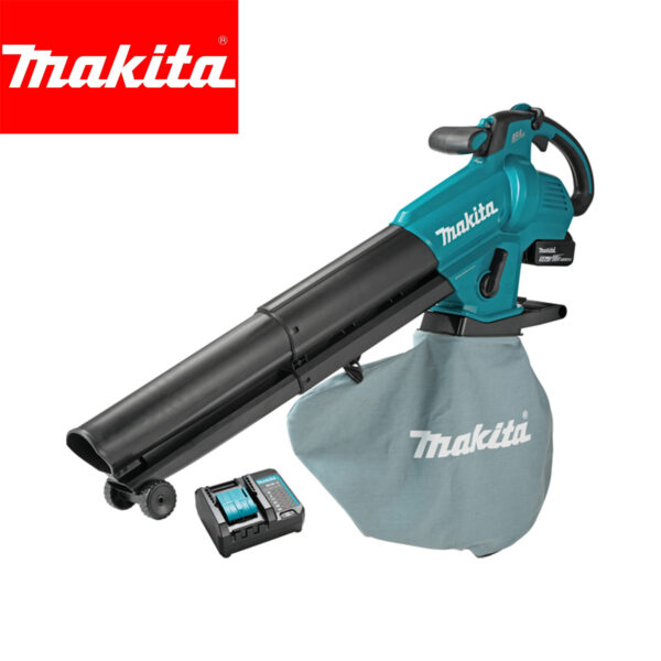 Aku puhač-duvač - usisivač Makita DUB187T001 18V sa baterijom 5.0Ah i punjačem
