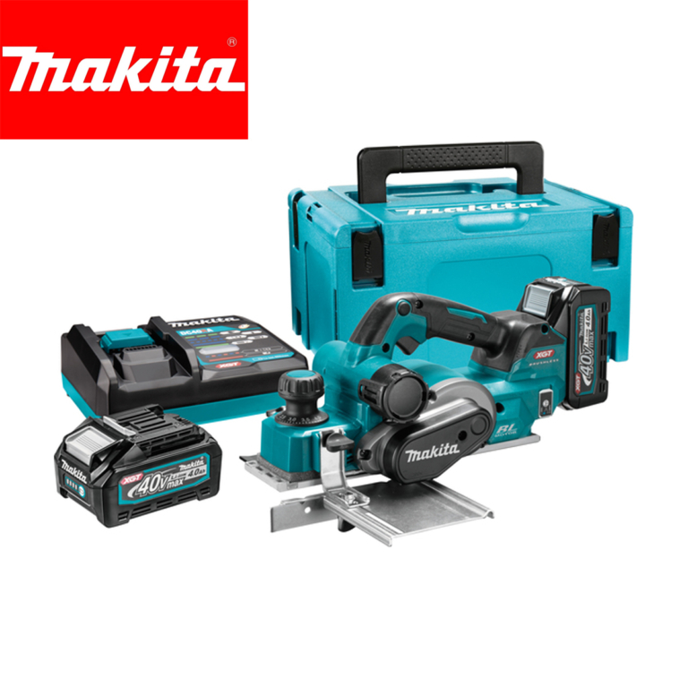 Aku glodalica za utore za drvo - keksarica Makita KP001GM201 40V sa 2 baterije 4.0Ah i punjačem u koferu