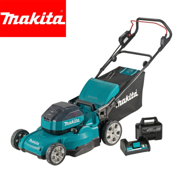 Gurajuća aku kosilica-kosačica Makita LM001JM101 64V 48cm 1400m2 sa baterijom 4.0Ah i punjačem