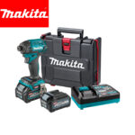 Aku udarni odvijač Makita TD002GD202 40V 220Nm 1/4" sa 2 baterije 2.5Ah i punjačem