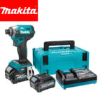 Aku udarni odvijač Makita TD003GA201 40V 210Nm 1/4" sa 2 baterije 2.0Ah i punjačem u koferu