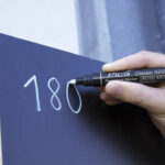 Marker permanent Pica okrugli bijeli 1-4mm 522/52