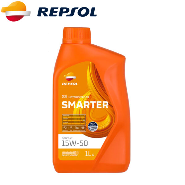 Motorno ulje - ulje za motore Repsol Smarter Sport 4T 15W50 RPP2065RHC 1l