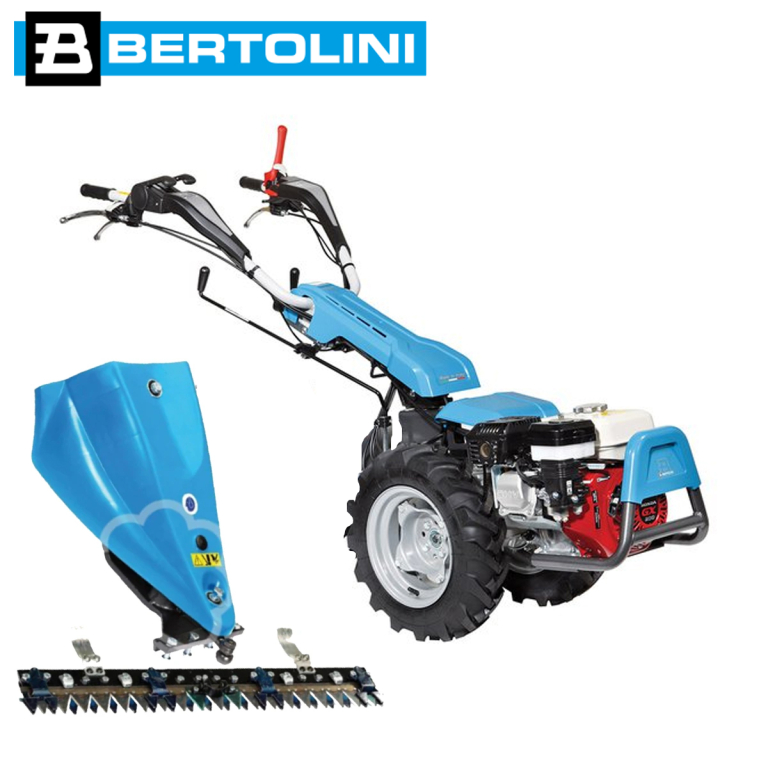 Benzinski motokultivator sa strižnom-čeonom kosom Bertolini 407 S 7.0KS 115cm
