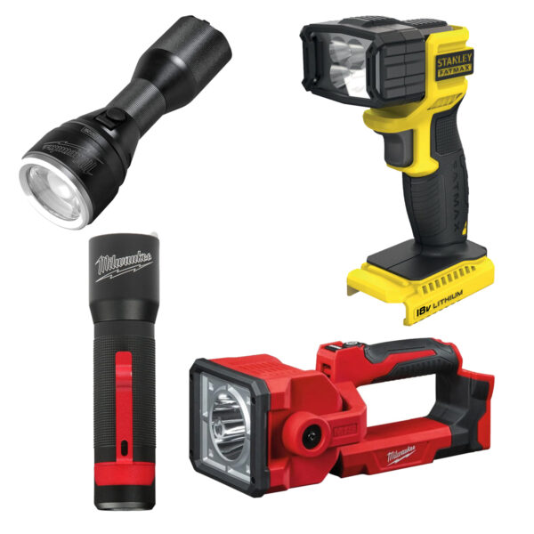 Aku ručne baterijske lampe