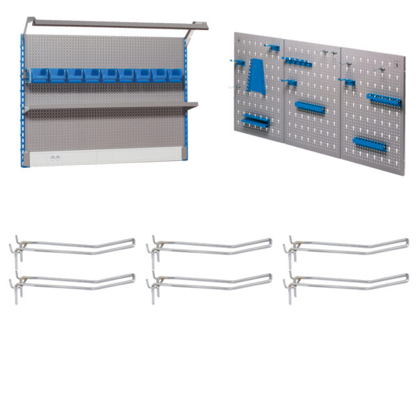 Zidne ploče za alat i kukice