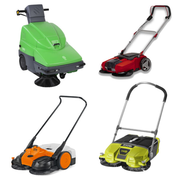 Aku mašine za metenje - metle