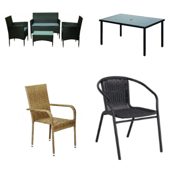 Baštenski namještaj od ratana