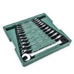 Set viljuškasto-okastih ključeva sa račnom-gedorom SATA ST09040-02 12-dijelni