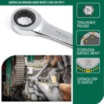 Set viljuškasto-okastih ključeva sa račnom-gedorom SATA ST09040-02 12-dijelni