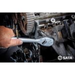 Račna-gedora SATA ST11974 1/4" 143mm 120 zuba