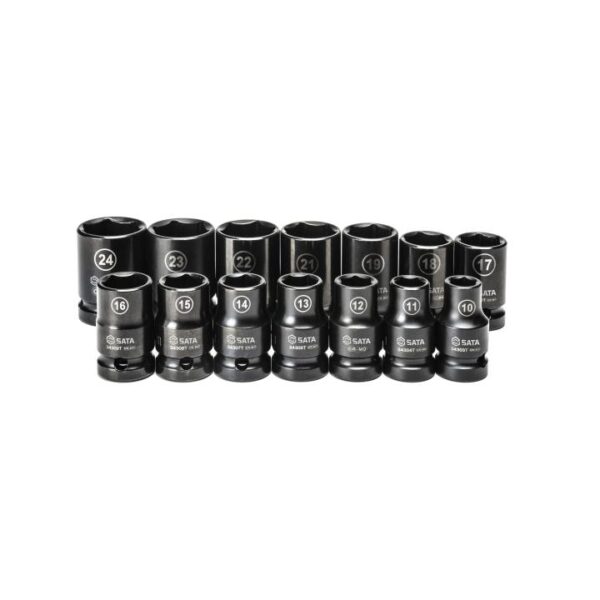 Set nasadnih ključeva impact SATA ST34397T 1/2" 10-24mm 13-dijelni