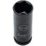 Set nasadnih ključeva dubokih impact SATA ST34398T 1/2" 10-24mm 13-dijelni