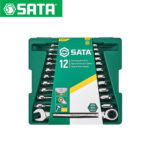 Set viljuškasto-okastih ključeva sa račnom-gedorom SATA ST09040-02 12-dijelni