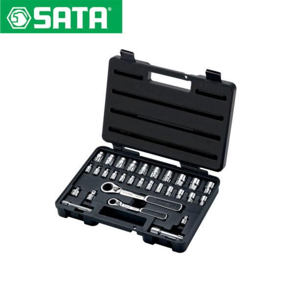 Set nasadnih ključeva SATA ST09132SJ 1/4" i 3/8" 30-dijelni